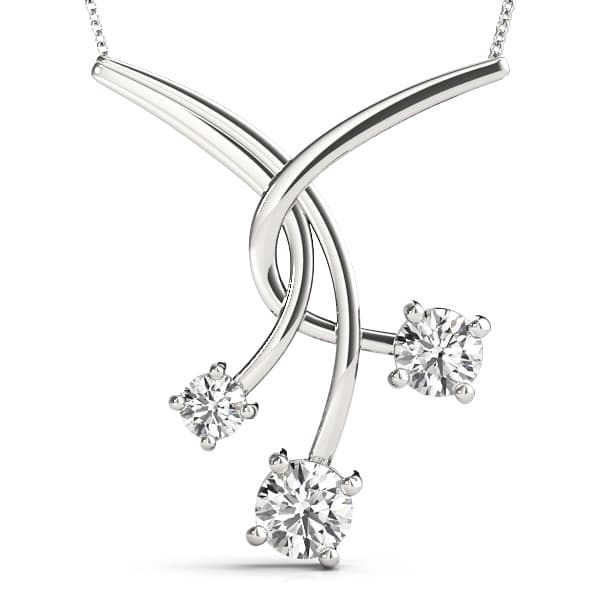 3 Stone Neck Center — 1 CT (1 ct. tw.) — View 1