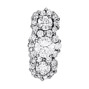 Pendants 3 Stone (1 1/8 ct. tw.) — White Gold