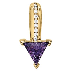 Pendants Color Trillion (0.1 ct. tw.) — White Gold