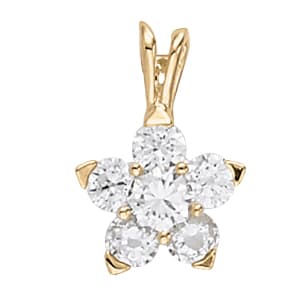 Cluster Fashion Pendant (0.85 ct. tw.) — White Gold