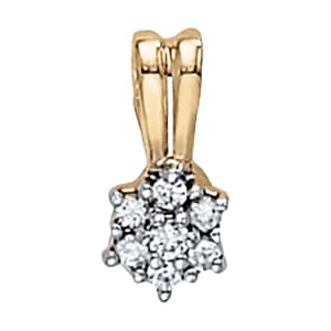Pendants Cluster (1/8 ct. tw.) — White Gold