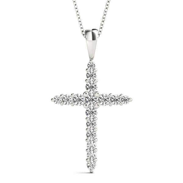 Religious Cross Pendents — 1 CT (1 ct. tw.) — View 1