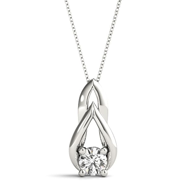Pendants Solitaires — 1/3 CT (1/3 ct. tw.) — View 1