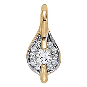 Pendants Solitaires (1/3 ct. tw.) — White Gold