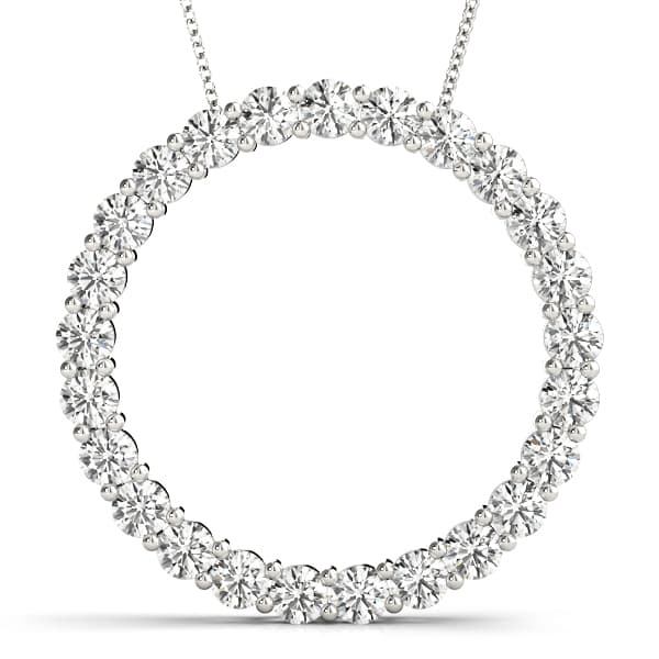 Circle Pendants — 2 CT (2 ct. tw.) — View 1