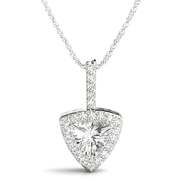Pendants Halo — 7 MM (0.17 ct. tw.) — View 1