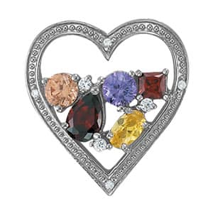 Color Heart Pendant (0.08 ct. tw.)