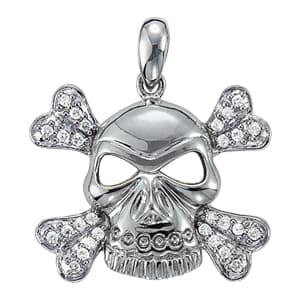 PENDANTS NECK CENTERS &amp; SLIDES (1/3 ct. tw.) — White Gold