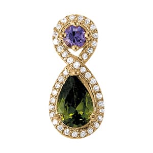 Pendants Color Pear (0.19 ct. tw.) — White Gold