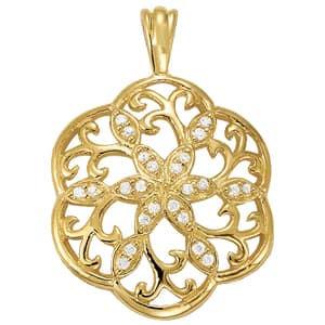 Pendants Fashion (1/4 ct. tw.) — White Gold