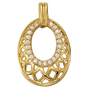 Pendants Fashion (1/4 ct. tw.) — White Gold