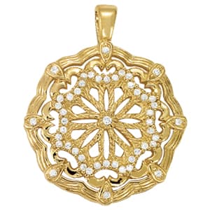 Pendants Fashion (1/4 ct. tw.) — White Gold