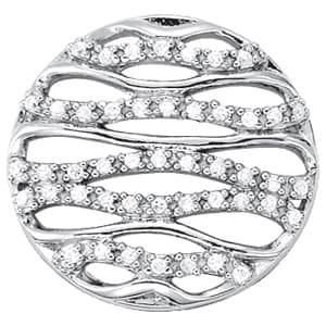 Pendants Fashion (1/4 ct. tw.) — White Gold