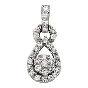 Pendants Cluster (1/3 ct. tw.) — White Gold