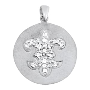 Pendants Novelty (1/8 ct. tw.) — White Gold