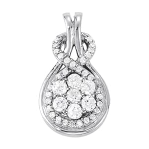 Pendants Love Knot (0.52 ct. tw.) — White Gold