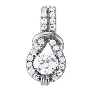 Pendants Love Knot — 1 CT (0.2 ct. tw.) — White Gold