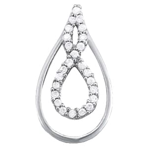 Pendants Fashion (0.19 ct. tw.) — White Gold