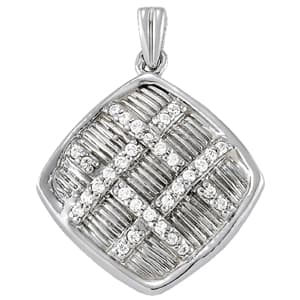 Pendants Fashion (1/4 ct. tw.) — White Gold