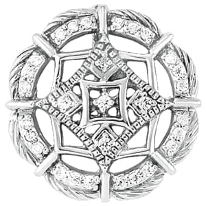 Pendants Fashion (1/4 ct. tw.) — White Gold