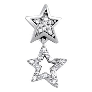 Pendants Novelty (0.1 ct. tw.) — White Gold