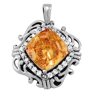 Pendants Color Cushion (3/8 ct. tw.) — White Gold