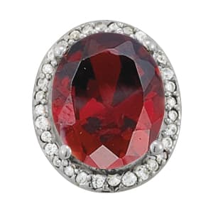 Pendants Color Oval (0.3 ct. tw.) — White Gold