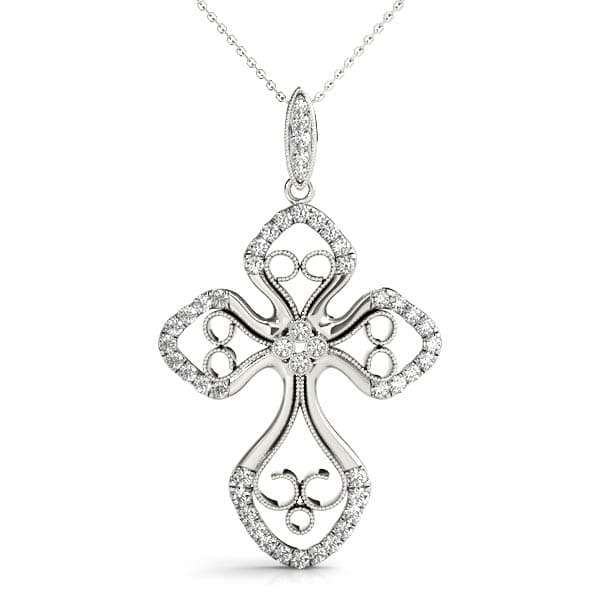 Pendants Religious Crosses (0.41 ct. tw.) — View 1