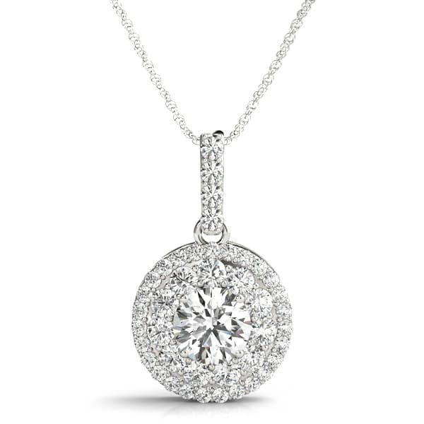 Pendants Halo — 3/4 CT (7/8 ct. tw.) — View 1