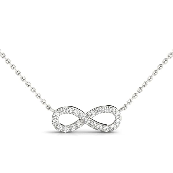 Infinity Fashion Pendant (1/8 ct. tw.) — View 1