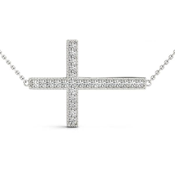Sideways Crosses — 1/4 CT (1/4 ct. tw.) — View 1