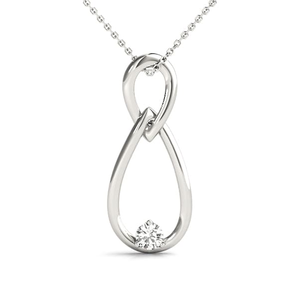 Solitaire Drop Pendant (0.07 ct. tw.) — View 1