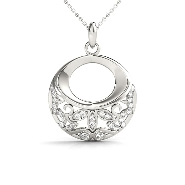 Cluster Fashion Pendant (1/4 ct. tw.) — View 1