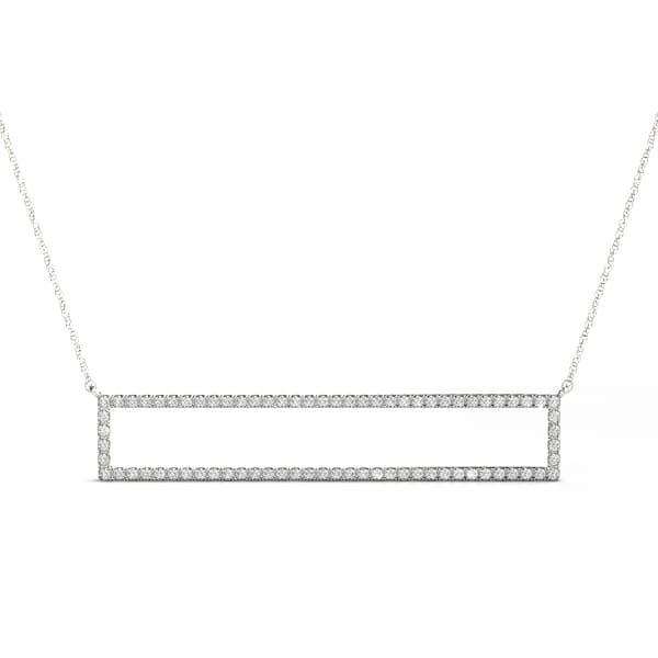 Rectangle Shape Fashion Pendant (3/8 ct. tw.) — View 1