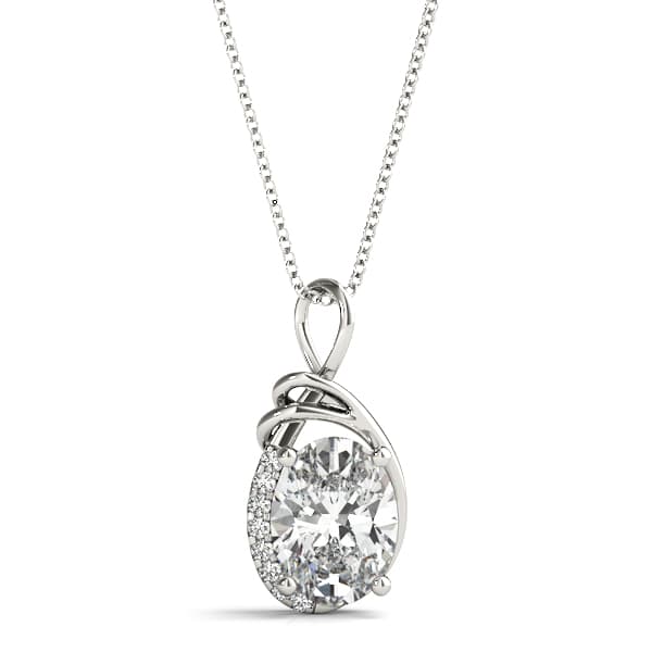 Oval Fashion Pendant (0.04 ct. tw.) — View 1