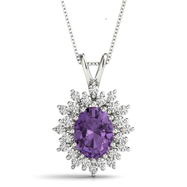 Oval Fashion Pendant (3/8 ct. tw.) — View 1