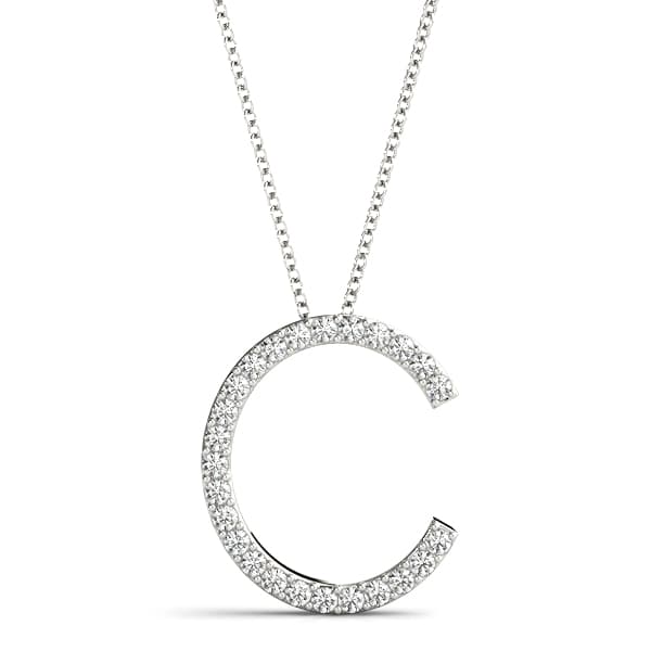 Initial Letter Q Pendants — C (0.15 ct. tw.) — View 1