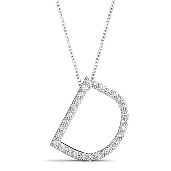Initial Letter Q Pendants — D (0.17 ct. tw.) — View 1
