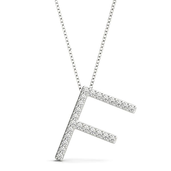 Initial Letter Q Pendants — F (1/8 ct. tw.) — View 1
