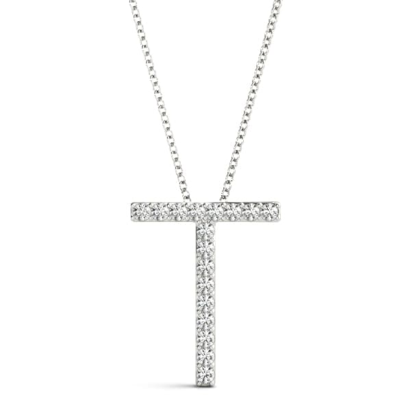 Initial Letter Q Pendants — T (0.1 ct. tw.) — View 1