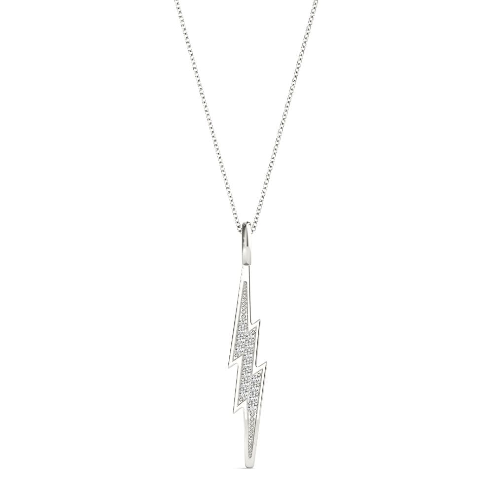 Thunderbolt Pendant (0.06 ct. tw.) — View 1