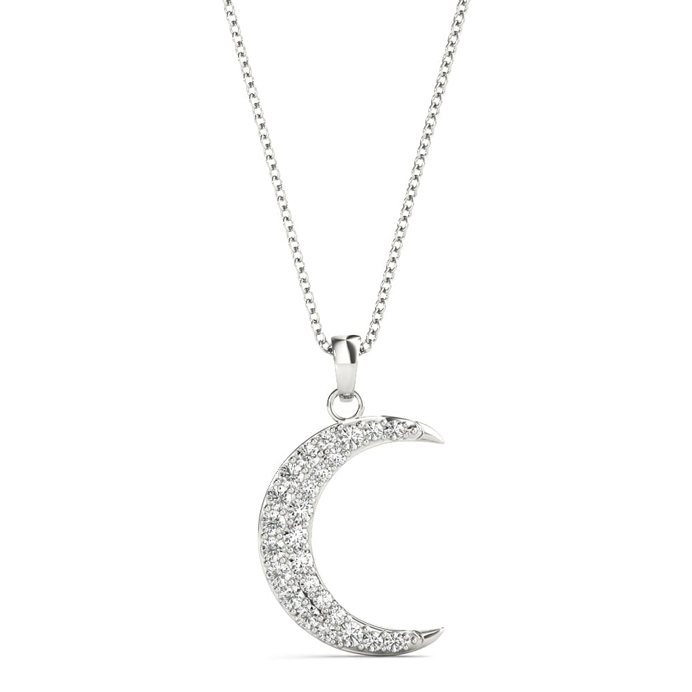 Half Moon Pendants (0.19 ct. tw.) — View 1