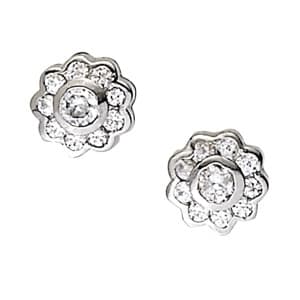 Earrings Cluster (0.52 ct. tw.) — White Gold