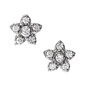 Earrings Cluster (0.3 ct. tw.) — White Gold