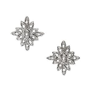 Earrings Cluster (1/8 ct. tw.) — White Gold