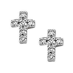 Earrings Fashion (0.06 ct. tw.) — White Gold