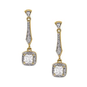 Earrings Fashion (0.09 ct. tw.) — White Gold