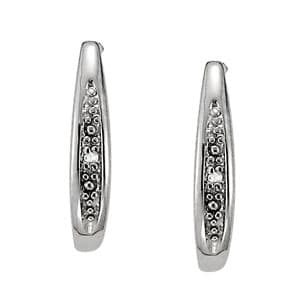 Earrings Hoop Earrings J-hoops (0 ct. tw.) — View 1