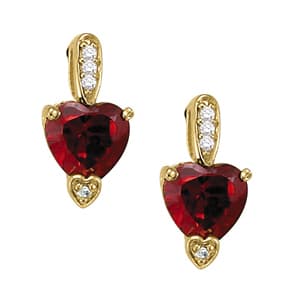 Earrings Color Round (0.02 ct. tw.) — White Gold