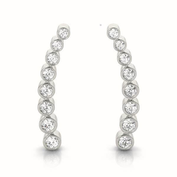 Earrings Climbers — RIGHT (0.16 ct. tw.) — View 1